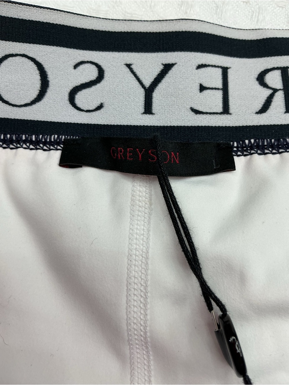 Greyson Navy & White Geometric Pleated Skater Skirt - Picture 9 of 10